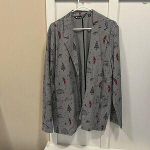 Travis Mathew lightweight Christmas jacket, never worn